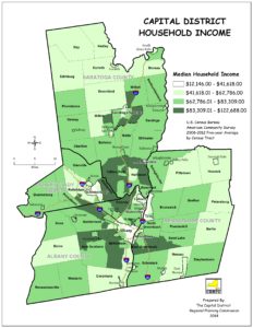 Capital District Median Household Income
