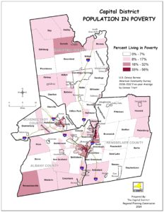 Capital District Percent Living in Poverty