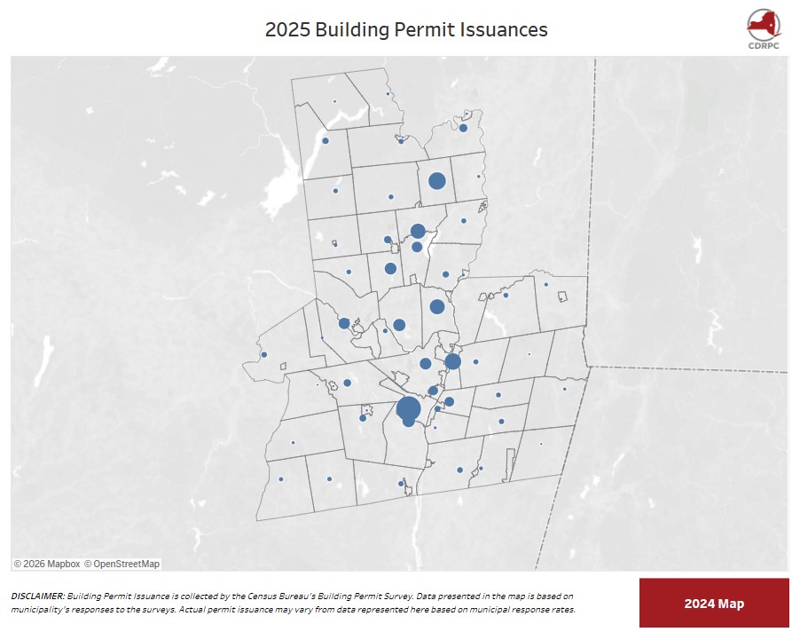The Number of Building Permits Decrease by 15% in the Capital Region Between 2024 and 2025