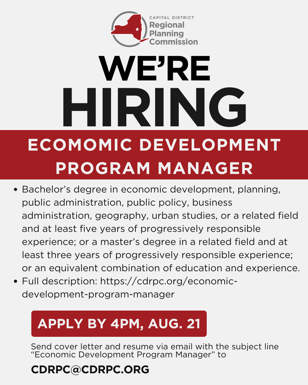 Economic Development Program Manager